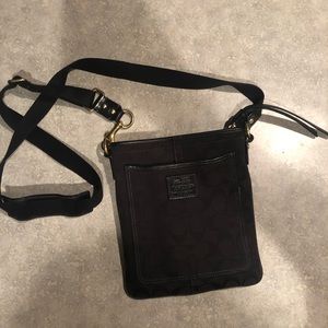 Black Coach crossbody
